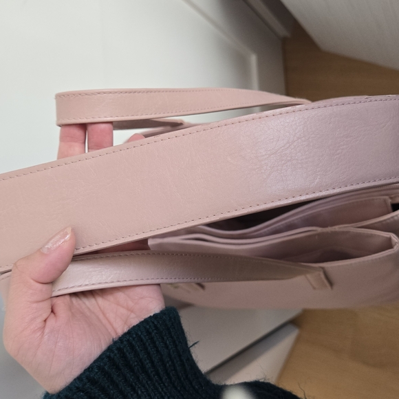 BEIS Commuter Tote Bag In Atlas Pink - Picture 10 of 10